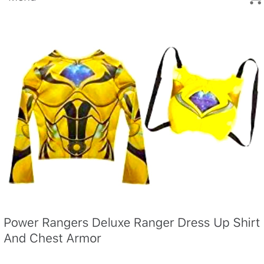 Power Rangers Deluxe Yellow Ranger Dress u…